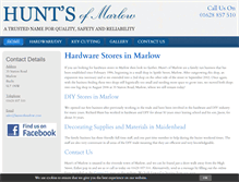 Tablet Screenshot of huntsofmarlow.com